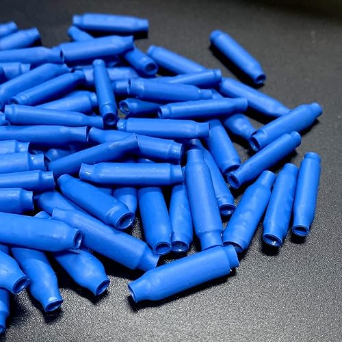 Miniatura 6 de 100 conectores B azules rellenos de silicona húmedos con alambre B de gel de alarma de teléfono, empalmes tipo frijol de crimpado para bajo voltaje