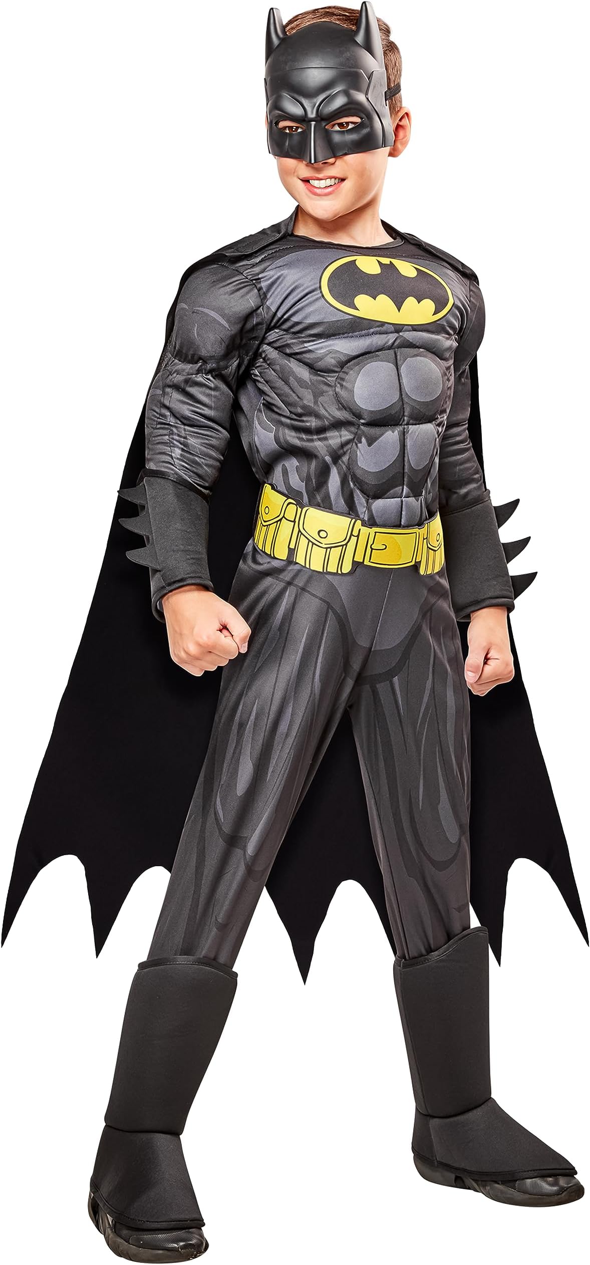 Rubie's Boys DC Comics Deluxe Batman Costume, Small, Multicolor