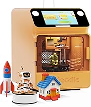 3D Printer for Kids, Safe for Children, 3D Printer, STEM Learning Mate, Wi-Fi & App Control, Compatible with PLA Filament, Weekly Update Toy Library, Touch Screen, Easy Setting
