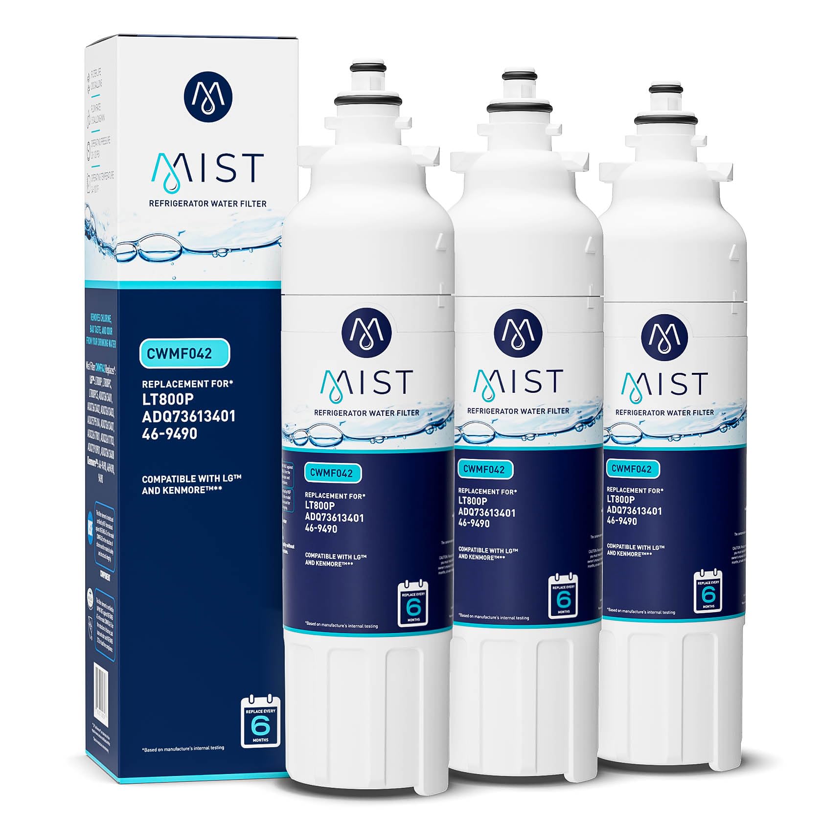 Amazon.com: Mist ADQ73613401 Refrigerator Water Filter Replacement