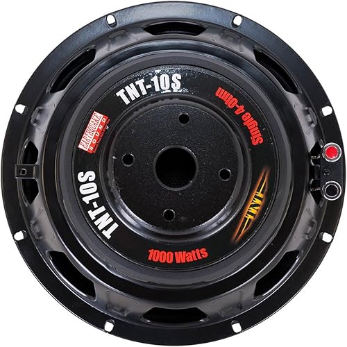 Miniatura 5 de Terremoto sonido tnt-10s 10-pulgadas con subwoofer, único, Bobina de voz doble
