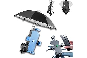 Mobile Phone Holder with Sunshade Umbrella