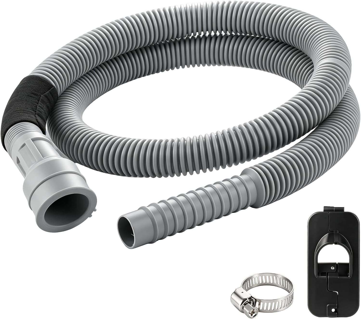 Upgrade DC97-18682D DC97-18682C Washing Machine Drain Hoses for Samsung | Washer Drain Hose Replacement Parts for Samsung DC97-18682B DC97-18682E, Leak-Free Secure Connection, Easy to Use