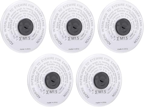 Full Rim Lens Interliner Eyeglasses Lens Insert 13.1ft Fit Professional Insert for Full Frame Glasses with 4m Plastic Interliner