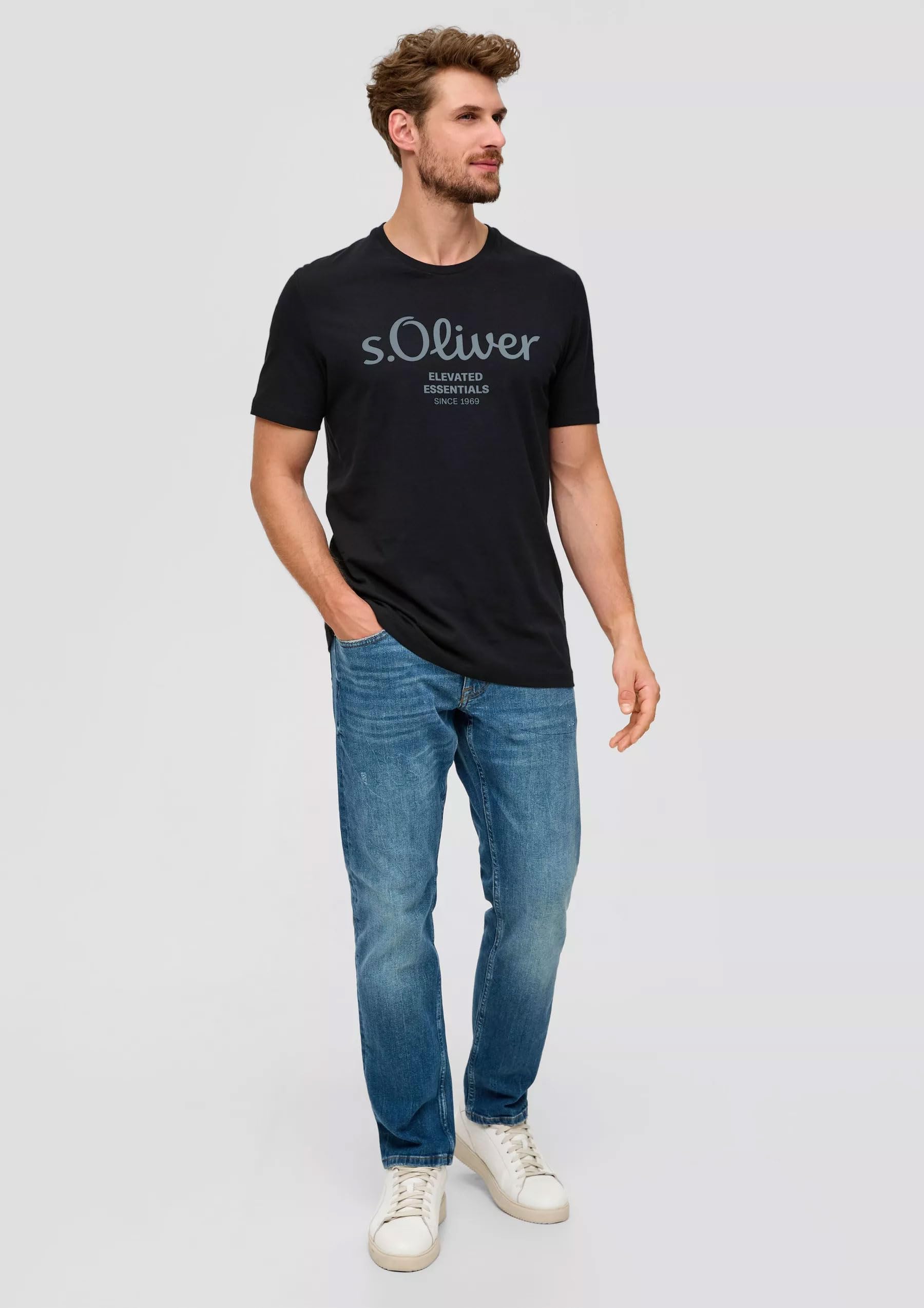 s.Oliver Herren T-Shirt mit Logodruck (DE/NL/SE/PL – Bild 4