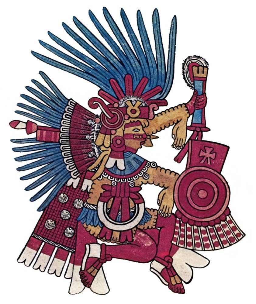 Amazon.com: Mexico Huitzilopochtli Nthe Aztec God Of War And