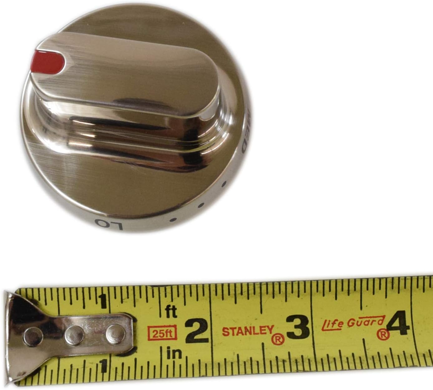 Samsung DG64-00472B Range Surface Burner Knob, Stainless Steel, Replaces DG64-00347B, Genuine Original Equipment Manufacturer (OEM) Part