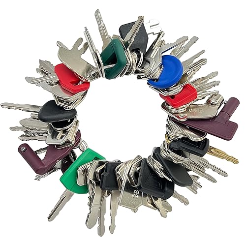 Vista 8 de Juego maestro de llaves de equipo pesado, juego de llaves de encendido de construcción para fundas, Komatsu, Hyster, Cat, JCB, Daewoo, JLG, JD