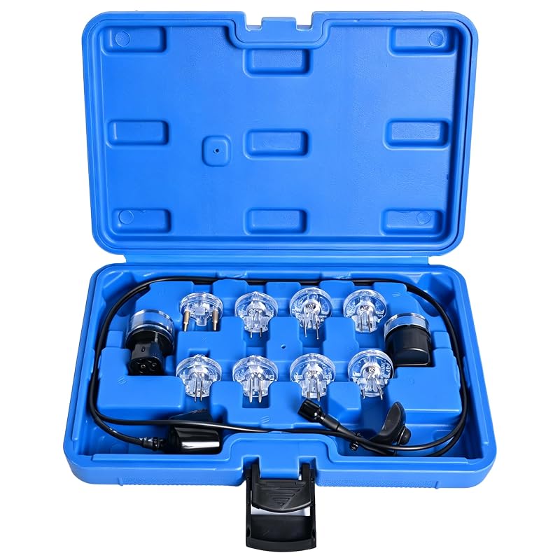 Kit Testador de Pulso de Injetor de Combustível PANNUOSCS com Luz Noid, Testadores IAC e Extensão de 1,2 m, 11 peças