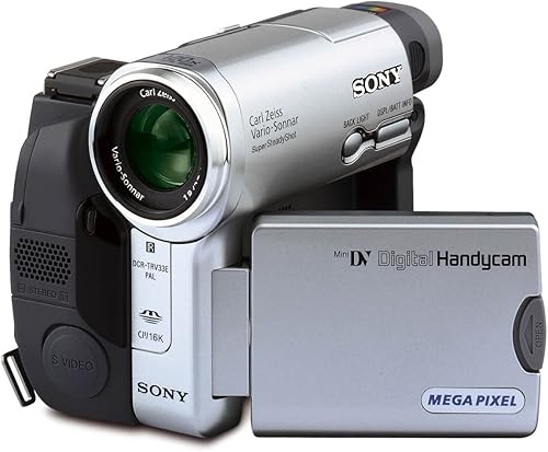 Sony Handycam DCR-TRV33 MiniDV Videocámara con zoom óptico de 10x, pantalla LCD táctil de 3 pulgadas e imagen fija de 1 MP