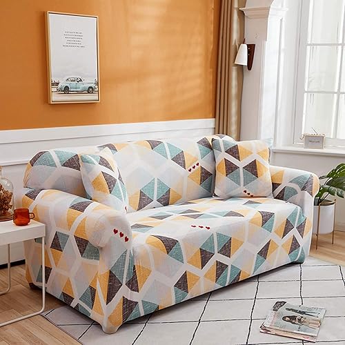 Miniatura 7 de Funda de sofá, funda elástica de fibra de poliéster, funda suave para sofá, protector de muebles para el hogar (tres personas)