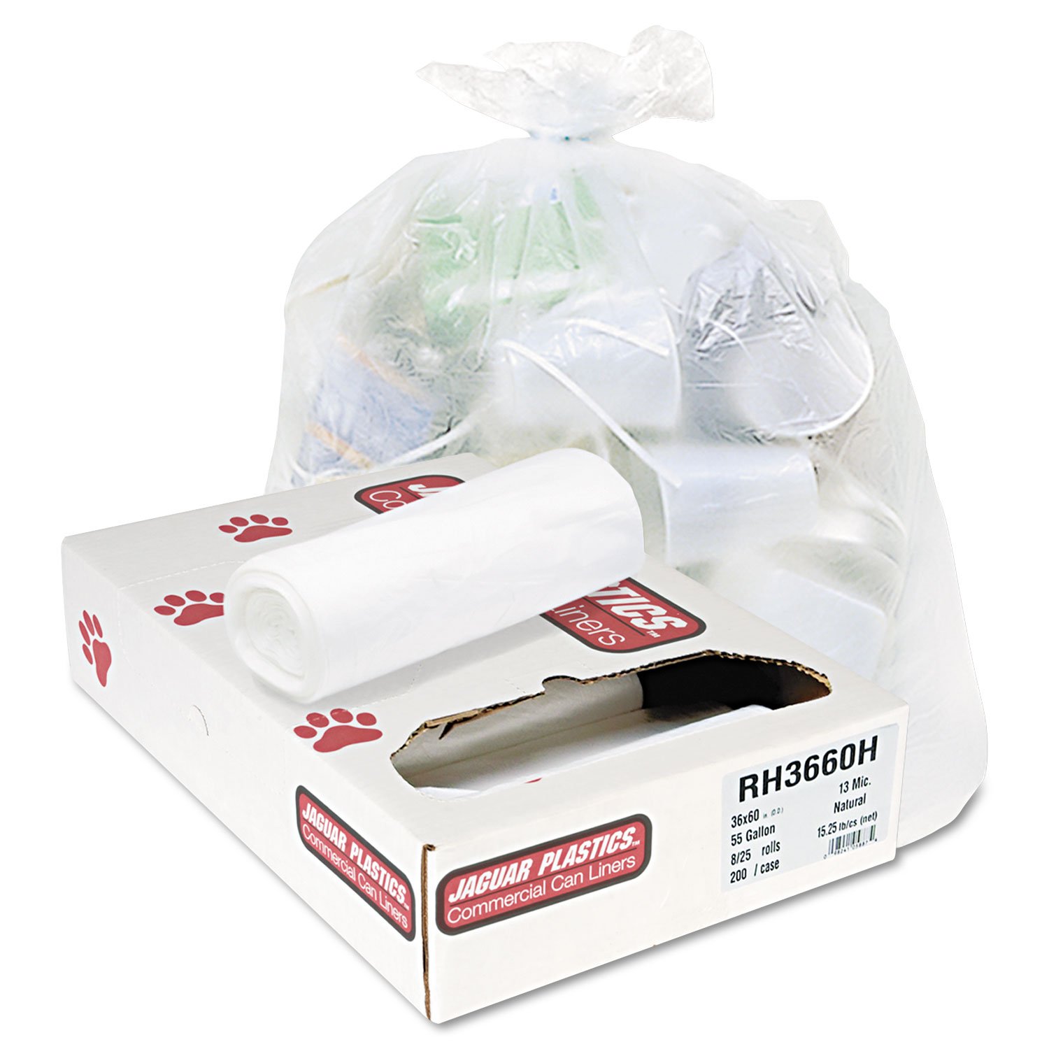 Nonperforated Coreless Can Liner in Clear Drum And Pail Liners Amazon