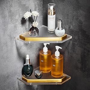 Shower Shelf Corner Corner Shower Caddy Shower Shelf Racks Wall Mounted Corner Shelves Multipurpose Corner Wall Shelves for