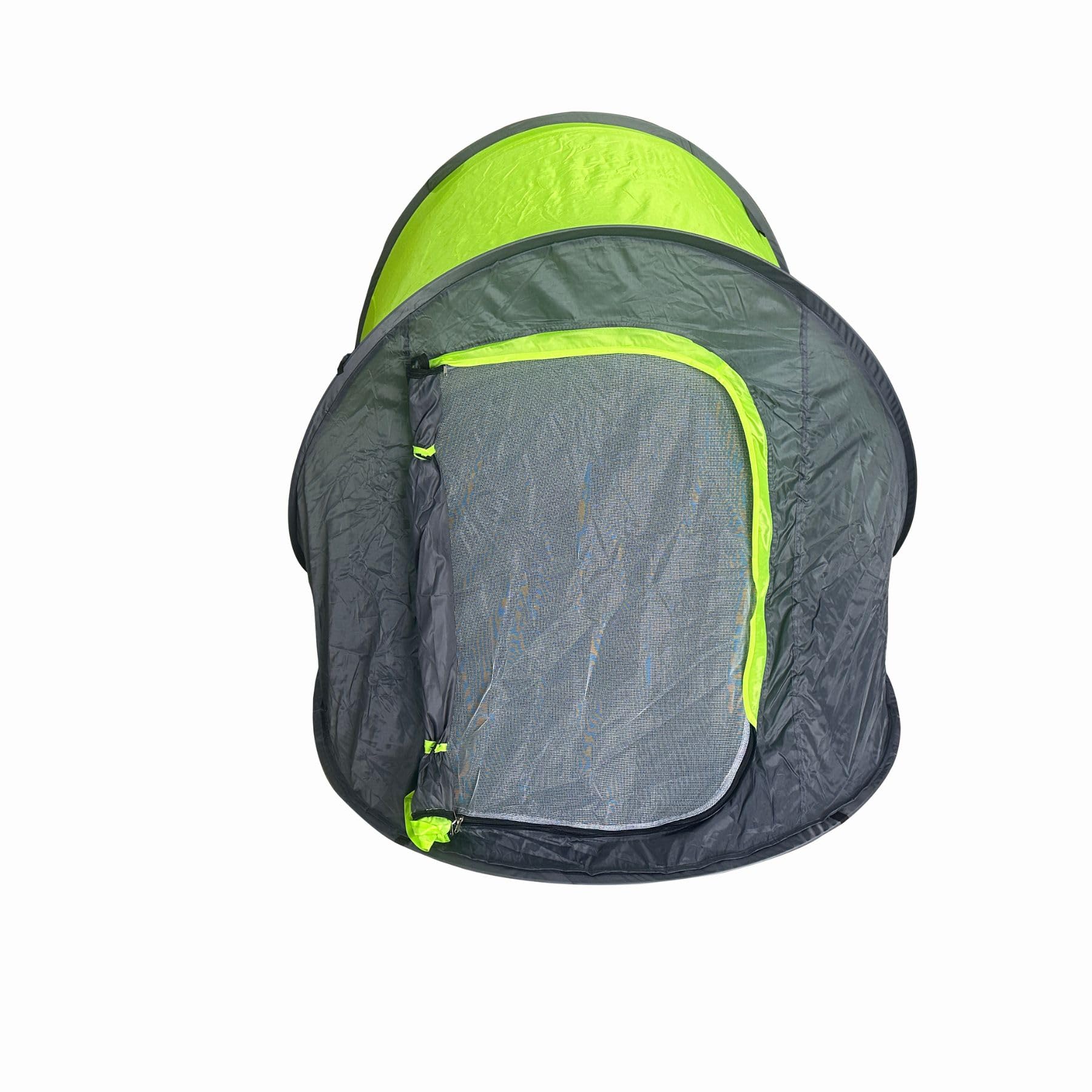 Pop Up Wurfzelt für 2 Personen blau grün Outdoor Campingzelt Trekking Festival
