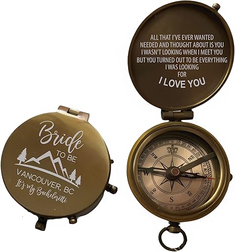 Miniatura 2 de Brújula personalizada, Brújula de bautismo, Regalo de primera comunión, Brújula de trabajo grabada personalizada, Brújula de trabajo grabada,