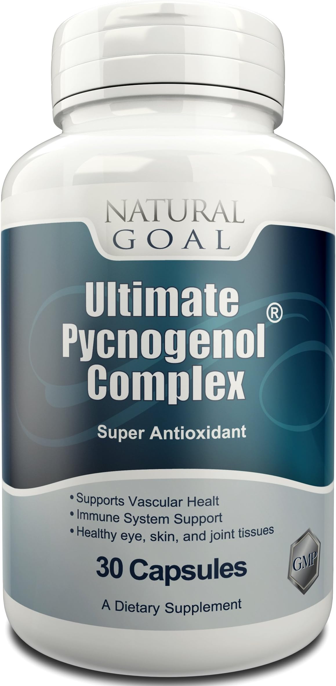 Ultimate PycnogenolR Complex - Supports Immune System, Vascular Health - Promotes Eye, Skin, and Joint Health and More - 100% Safe Pine Bark Extract Pycnogeol - Lifetime 100% Money Back Guarantee