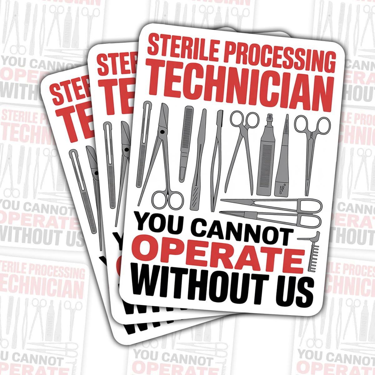 Autocollants humour médicaux idée cadeau pour technicien de traitement