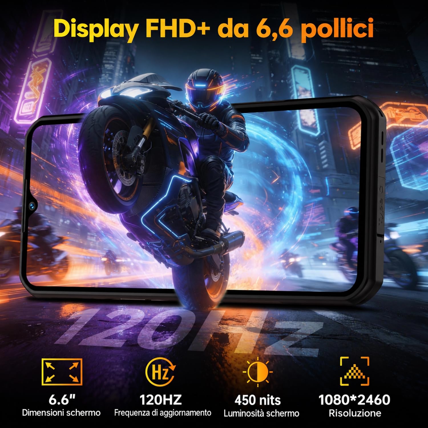 OUKITEL WP55S Smartphone Rugged 2026-11000mAh Telefono Indistruttibile