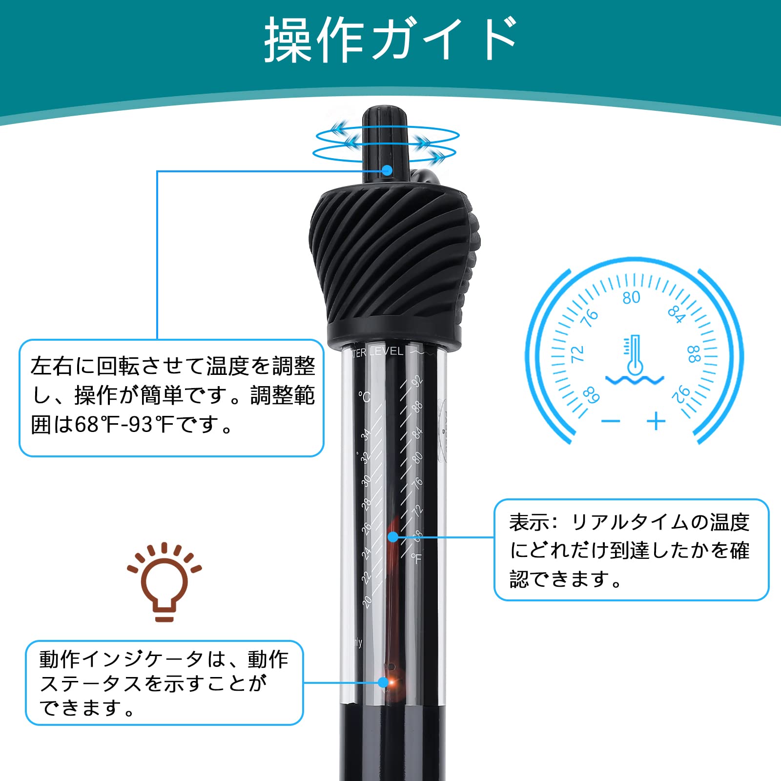 温度調整ヒーター 赤/銀 消費電力抑制機能]KOSO5段階調節マルチグリップヒーター110mm
