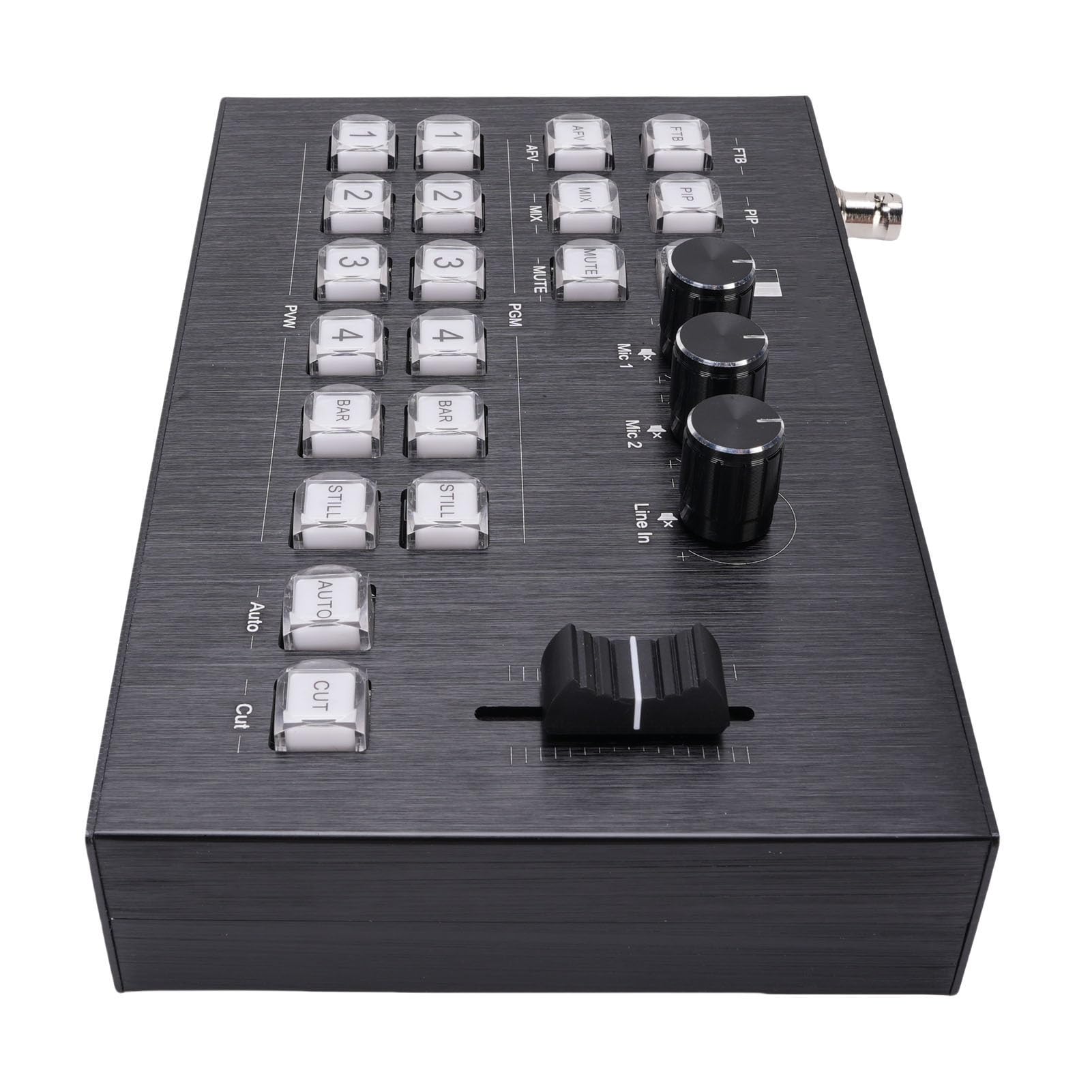 Generic Mixer Video Multimediale HD Connessione Versatile Opzioni di Ingresso per la Creazione di Corsi Scolastici Metallo 1 unità (Spina europea)