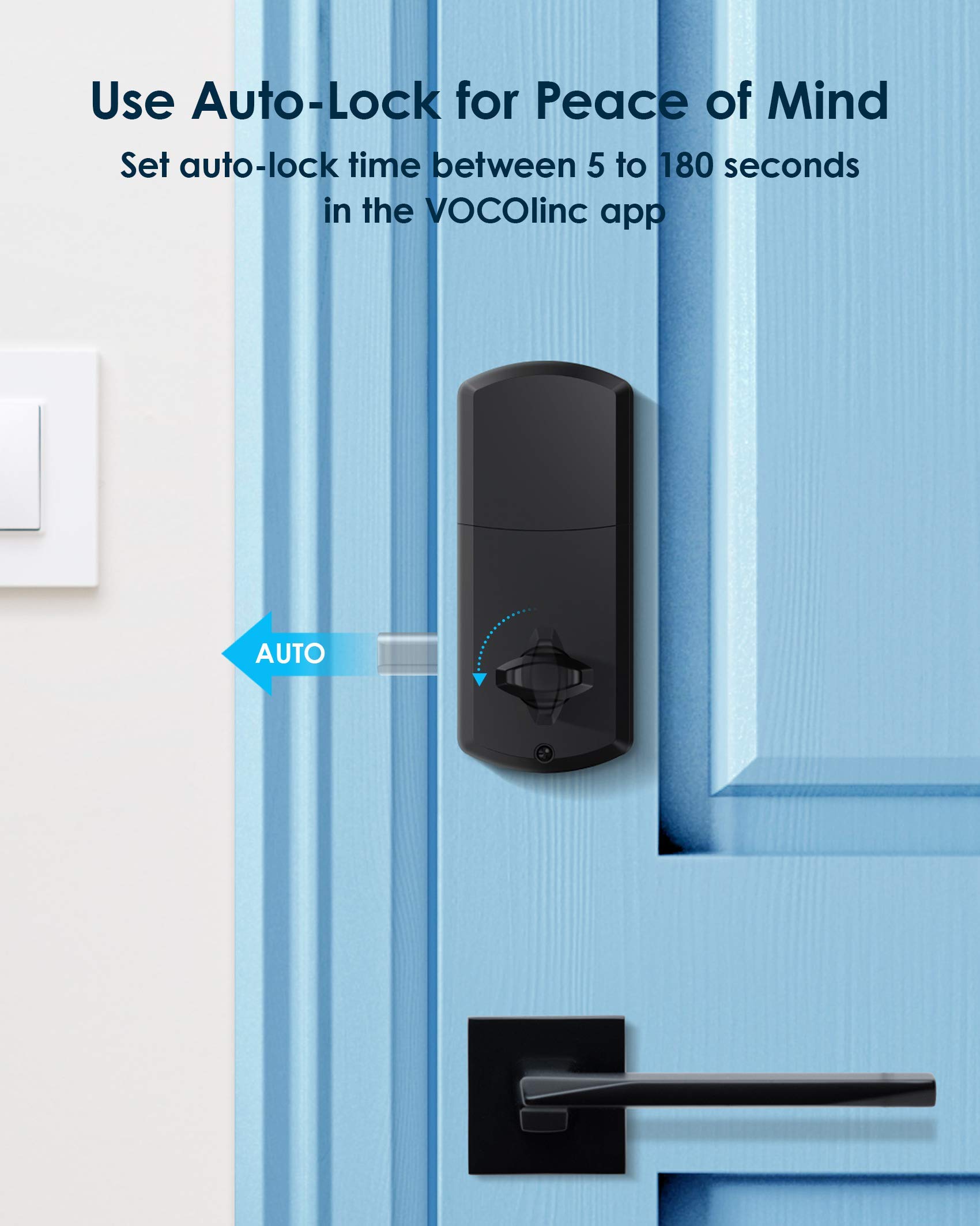 [2021 Upgraded] VOCOlinc Apple HomeKit ONLY Keyless Entry Deadbolt Door