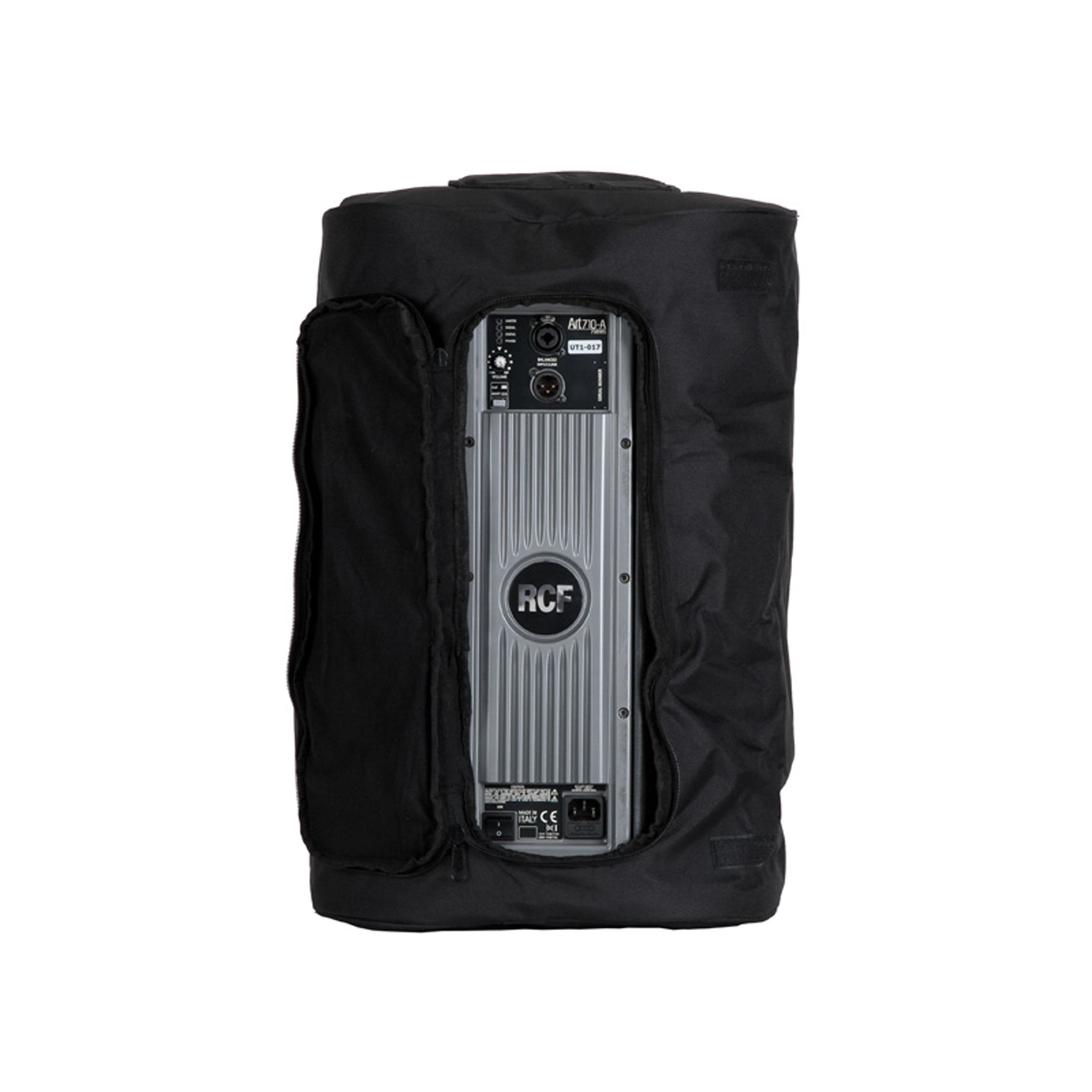 RCF CVR ART 710 - Cover di protezione e trasporto per Monitor Cassa Diffusore RCF ART 710-A MK4 e ART 410-A, Nero