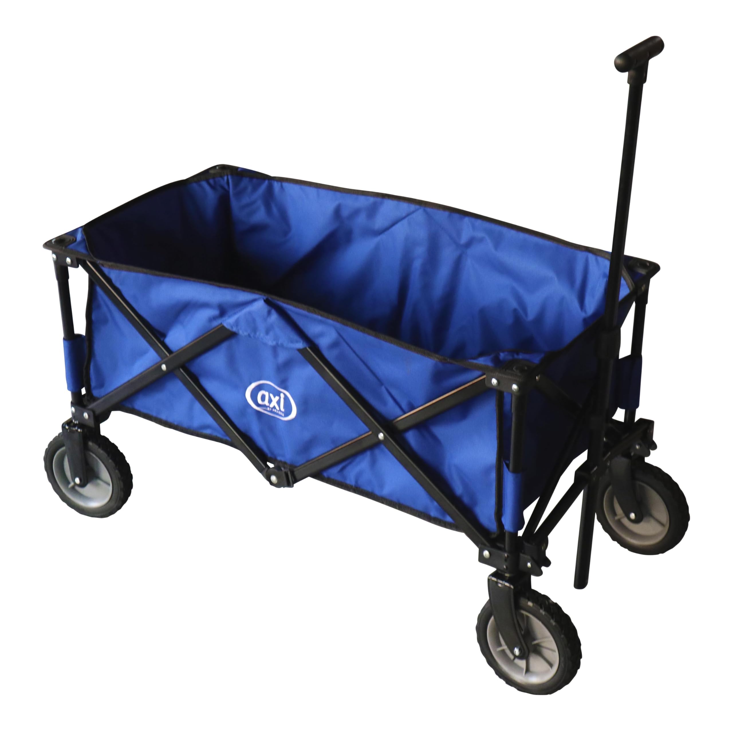 AXI AB110 Faltbarer Bollerwagen Blau | Faltwagen/Gartenwagen/Handwagen
