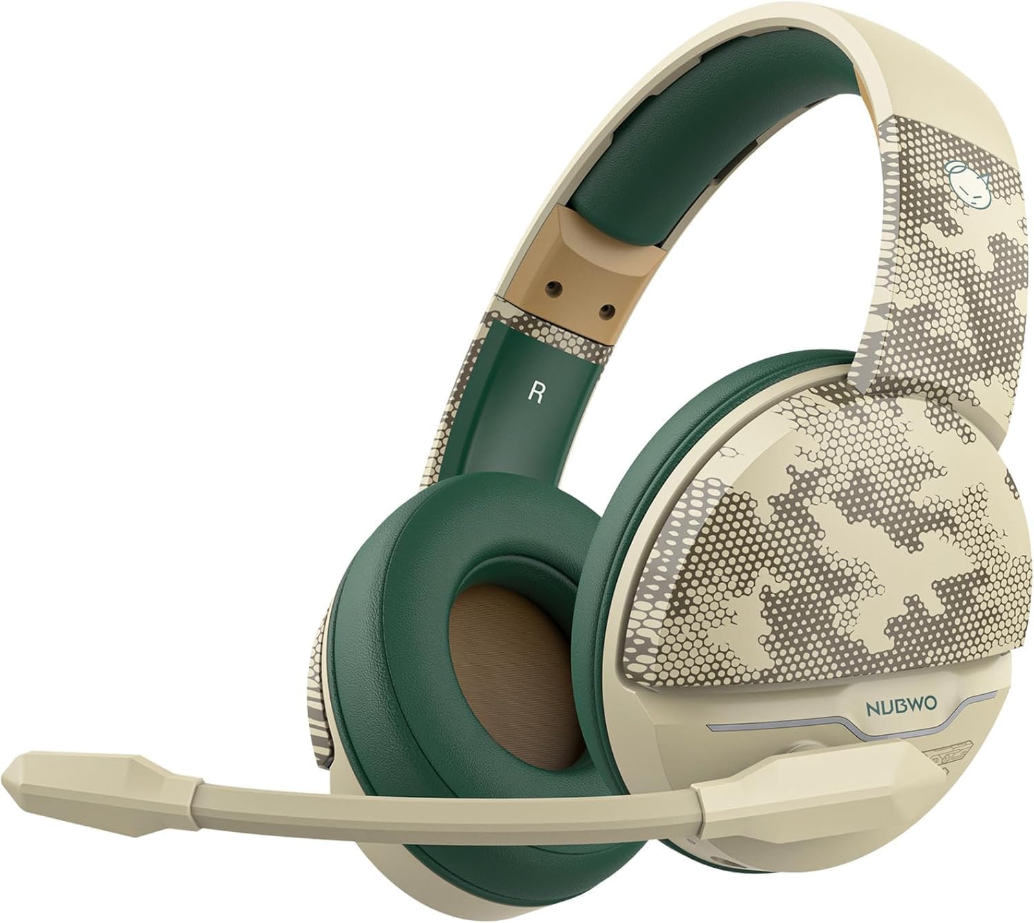 NUBWO G08 Wireless Gaming Headset with Crystal-Clear Microphone for PS5, PS4, PC, and Switch, 100-Hr Battery, Ergonomic Design