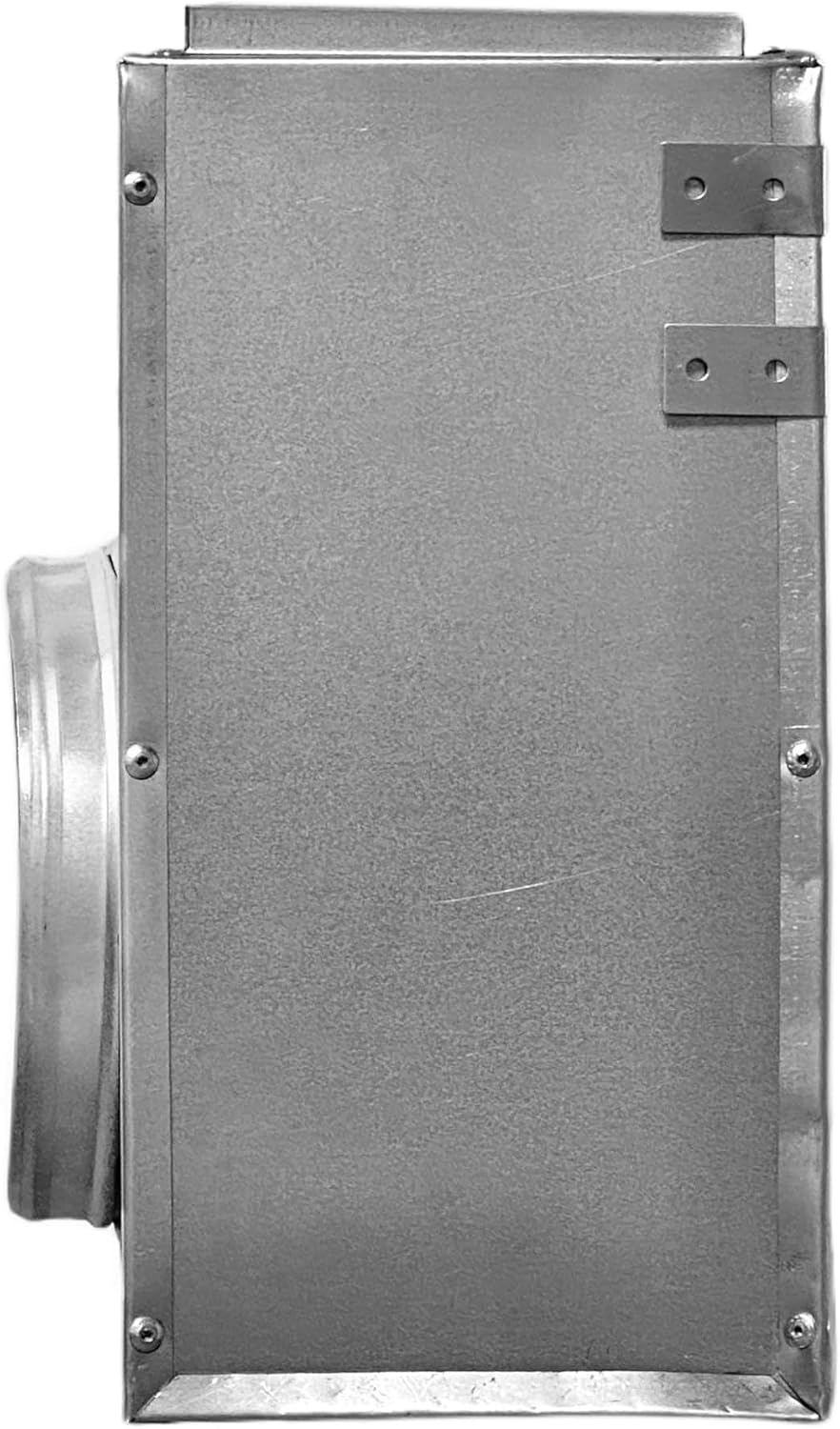BUILDMART - 48" Plenum Box for [48" Linear Slot Diffuser - (3 Slot) Triple Slot] Premium Insulated Galvanized Sheet Metal Plenum Box for Heating and Cooling - Texas Buildmart