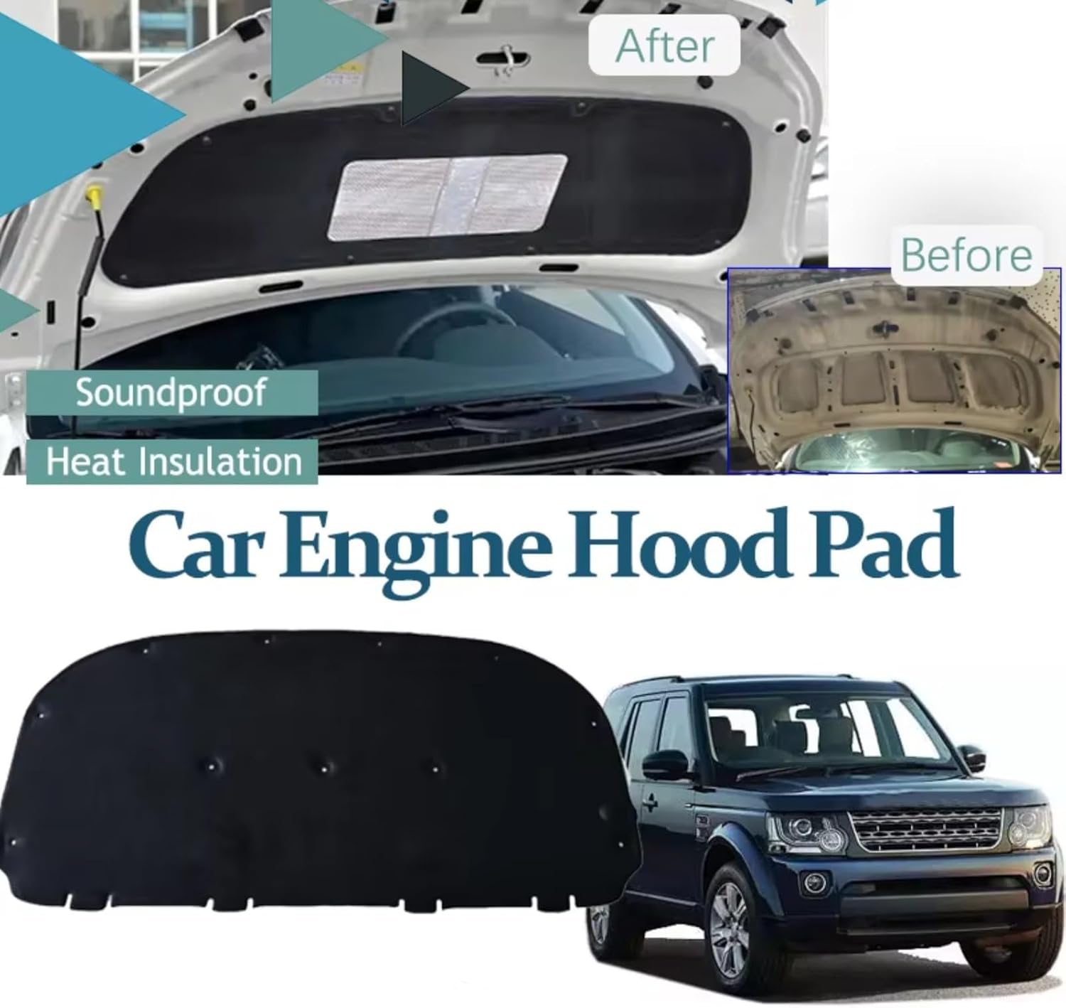 防音パッド Compatible With Land For Rover For Discovery 3 L319 2005-201