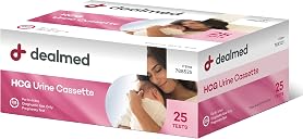 Dealmed HCG Urine Cassette Pregnancy Test - Early Detection - 25 Count