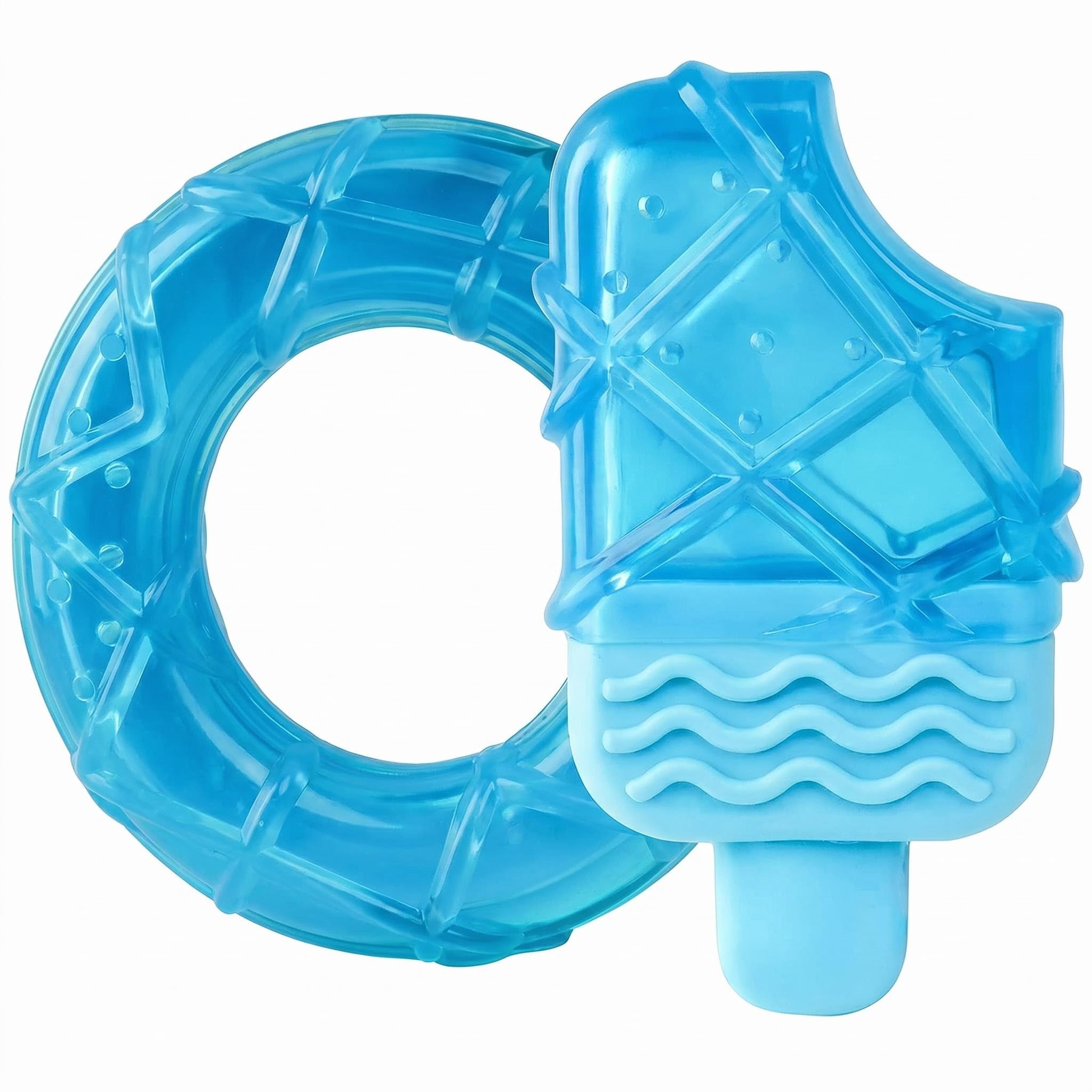 CavspkArt 2Pcs Freezable Puppy Teething Chew Toys, Cooling Chew Toy for Dogs, Durable Water-Filled Dog Chew Toys, Interactive Pet Training Toy