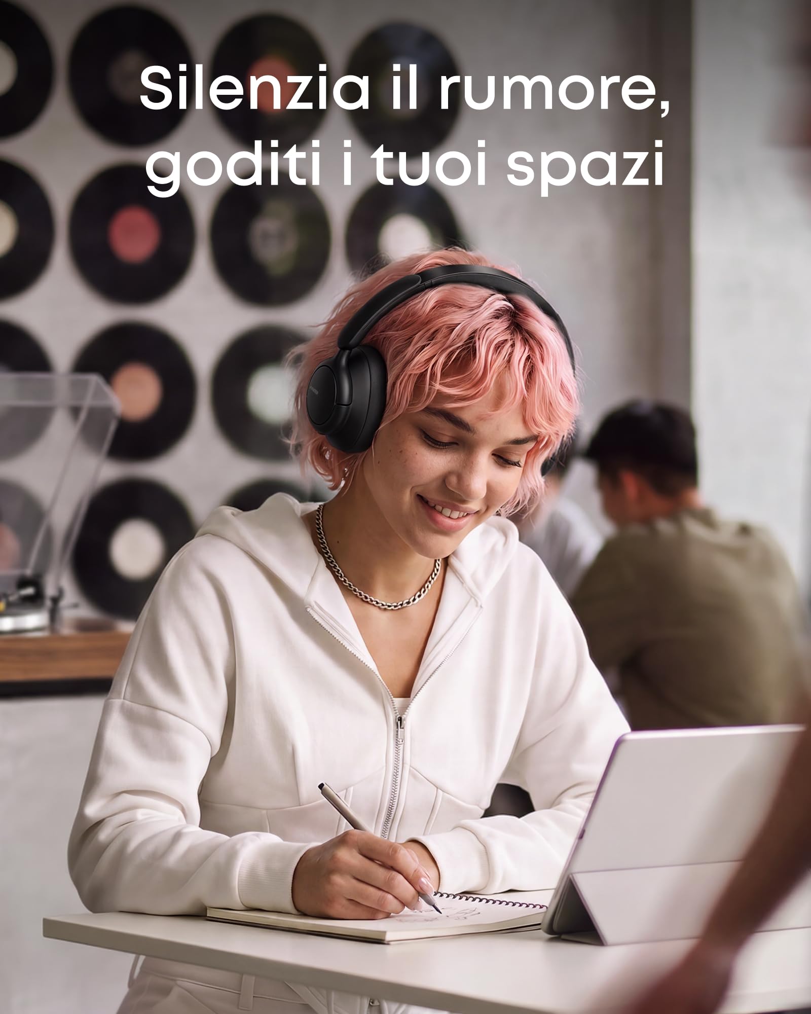 Soundcore Anker Q31i Cuffie Bluetooth 6.0 con cancellazione del rumore ANC