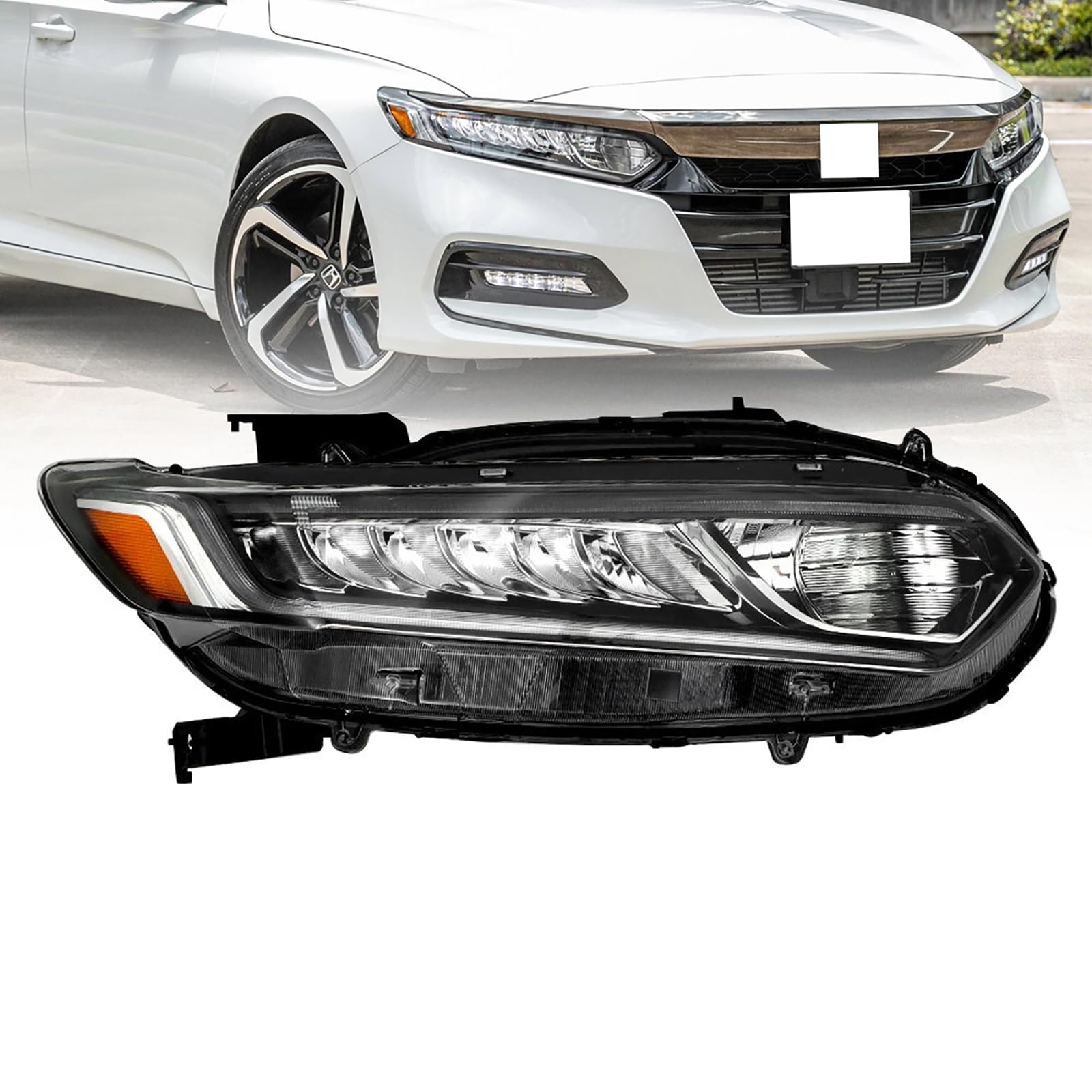 Amazon.com: Passenger Side Headlight w/LED DRL Fit for 2018 2019