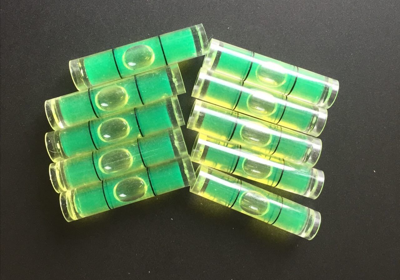 Acrylic Bubble Level Vials - 10 Pack -1