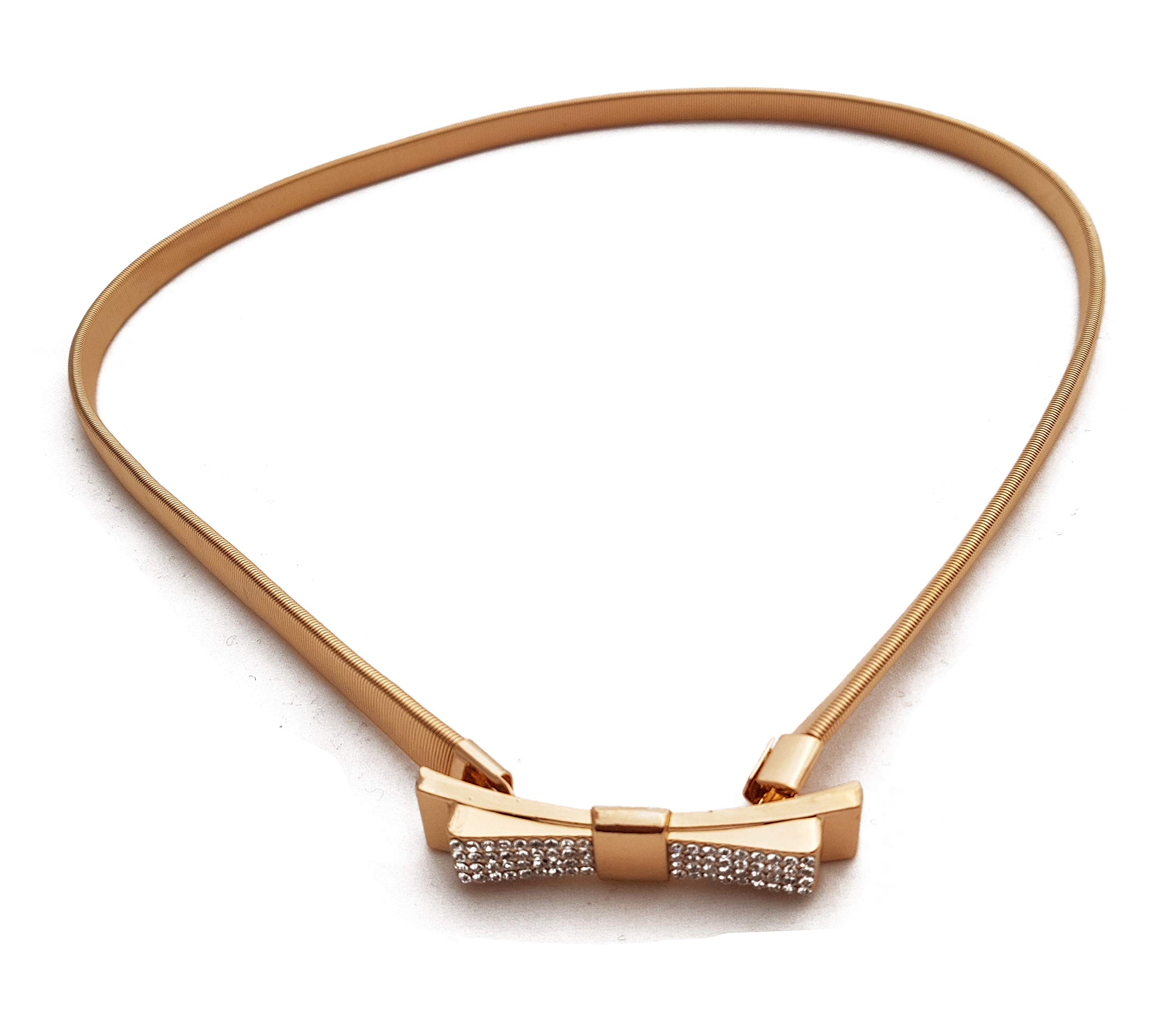Vritraz Women & Girls Fashion Metal Stretchable Gold Plated Belly Chain Gift Belt Jewellery kamarband 4