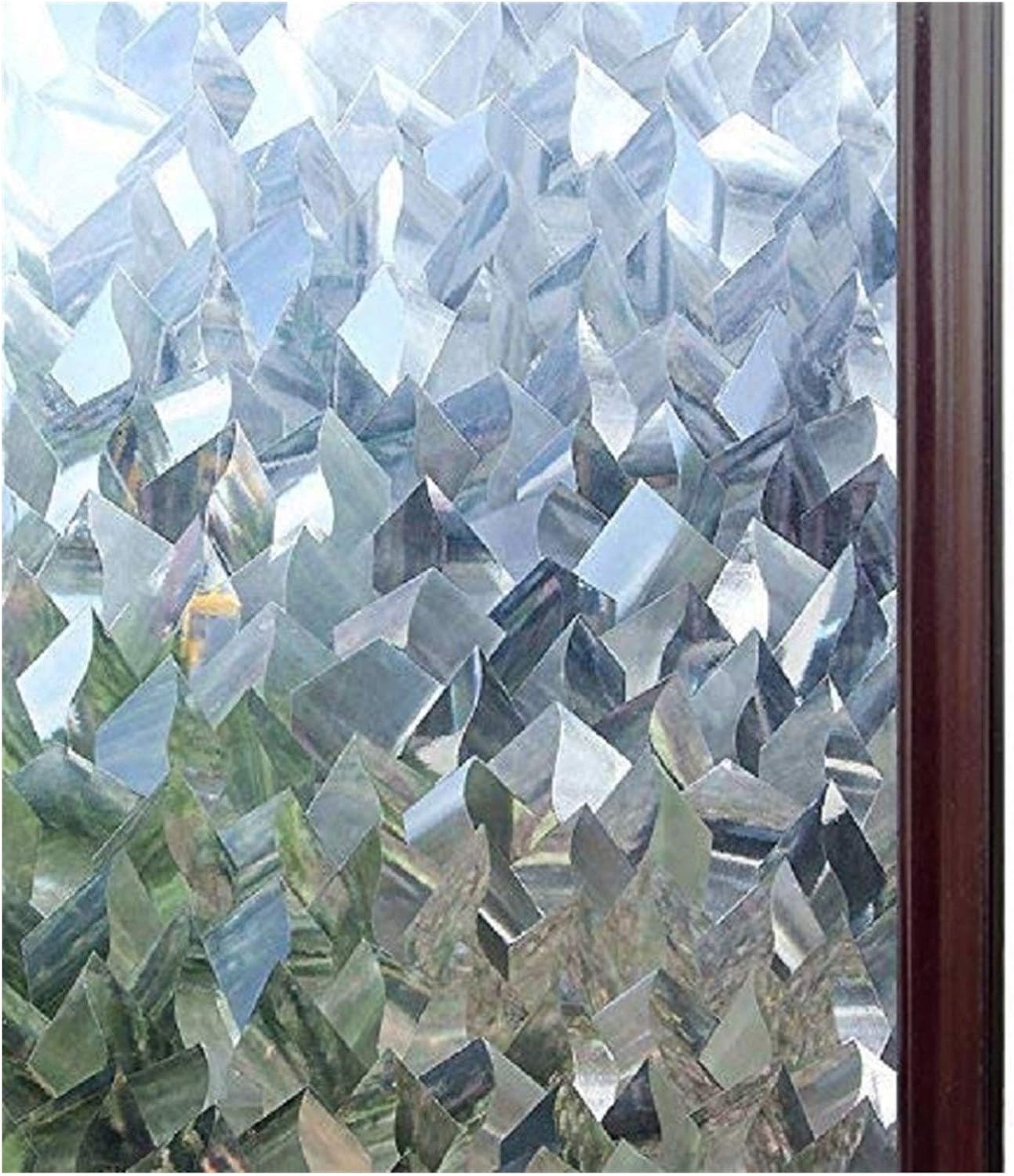 ティンテッドプライバシーウィンドウフィルムの3dクリスタルつららステッカーませのり静的しがみつくガラス