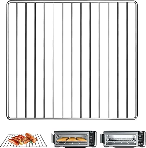 Rejilla para freidora de aire Ninja Foodi 10 en 1 SP100 SP101 Digital Air Freidora Horno de encimera, 13.4 x 13.4 pulgadas, accesorios para freidora
