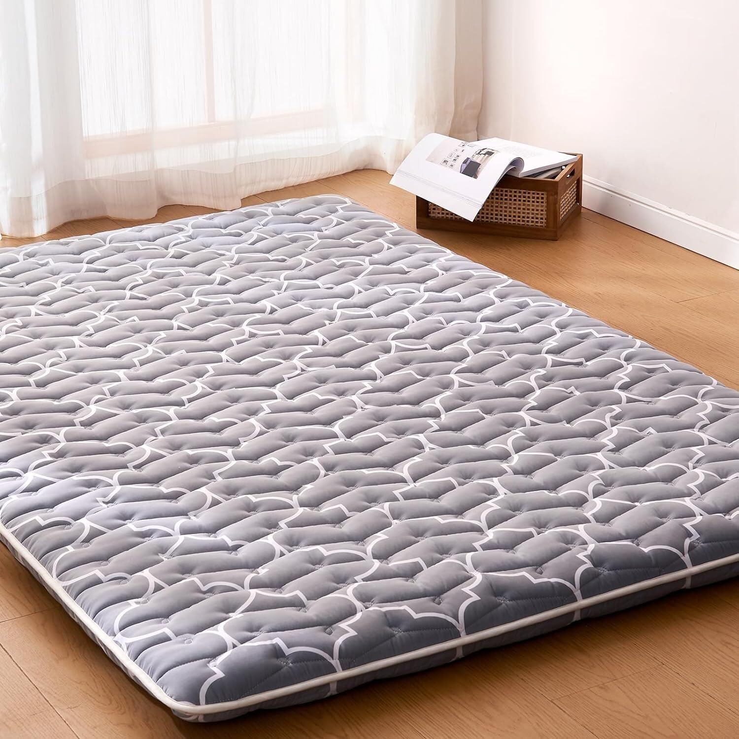 materac japoński materac podłogowy japoński materac futon składany materac akademik futon materac przenośny podłoga łóżko dla gości przenośny materac kempingowy