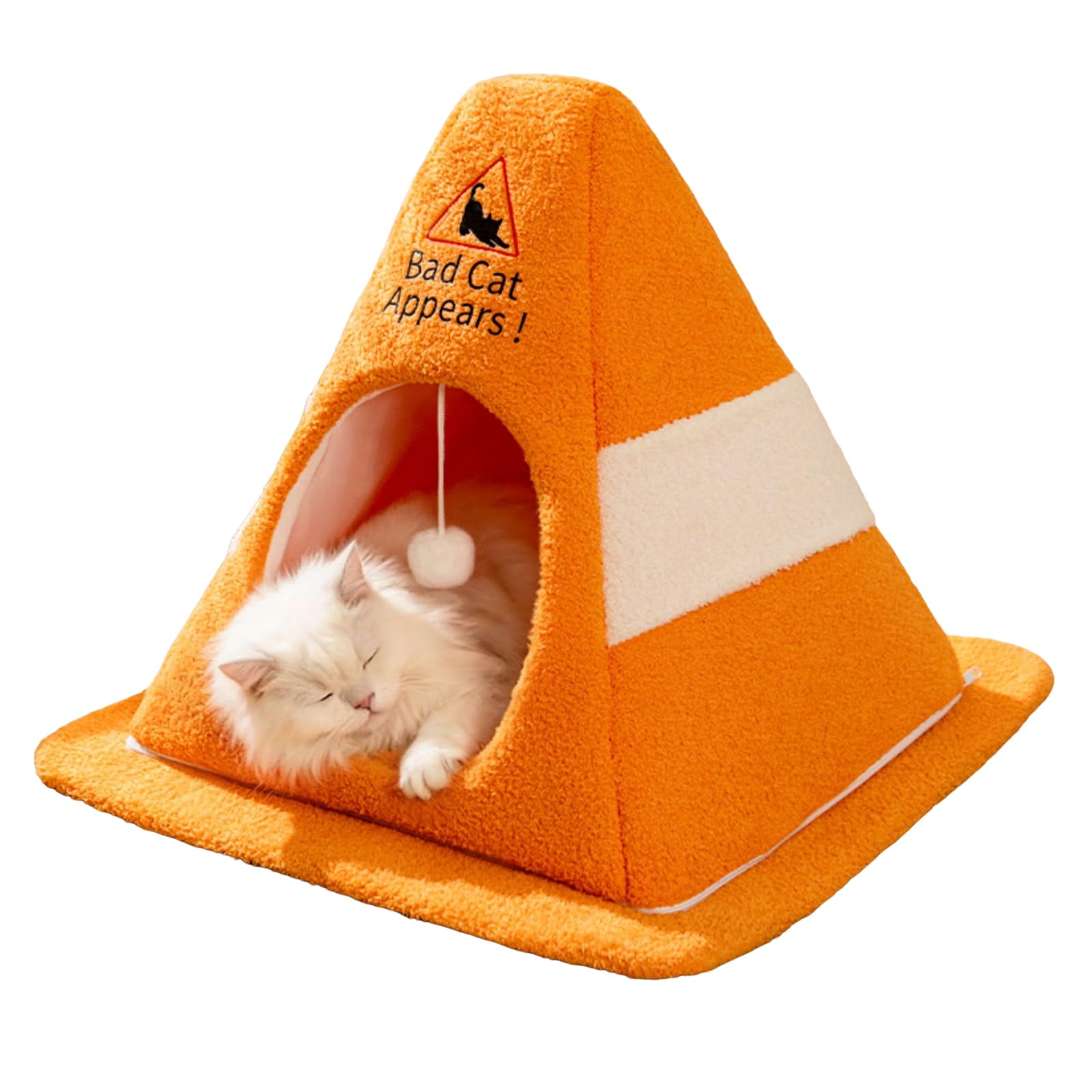Tente pour chat : le nid semi-fermé lavable contre le froid sur le balcon