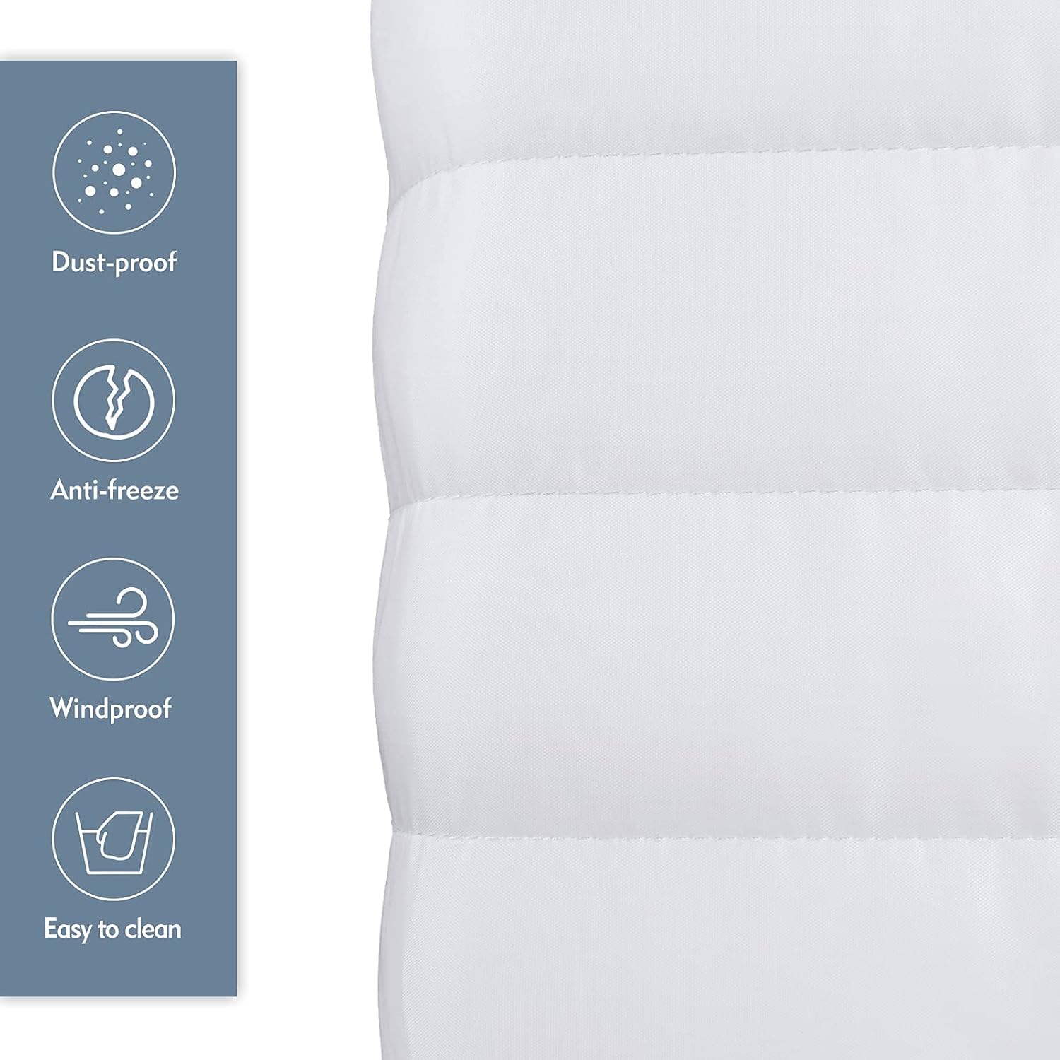 FILORA Indoor Air Conditioner Cover Window AC Units Covers for Inside 21 x 15 x 3.5 inches(L x H x D) White : Home & Kitchen