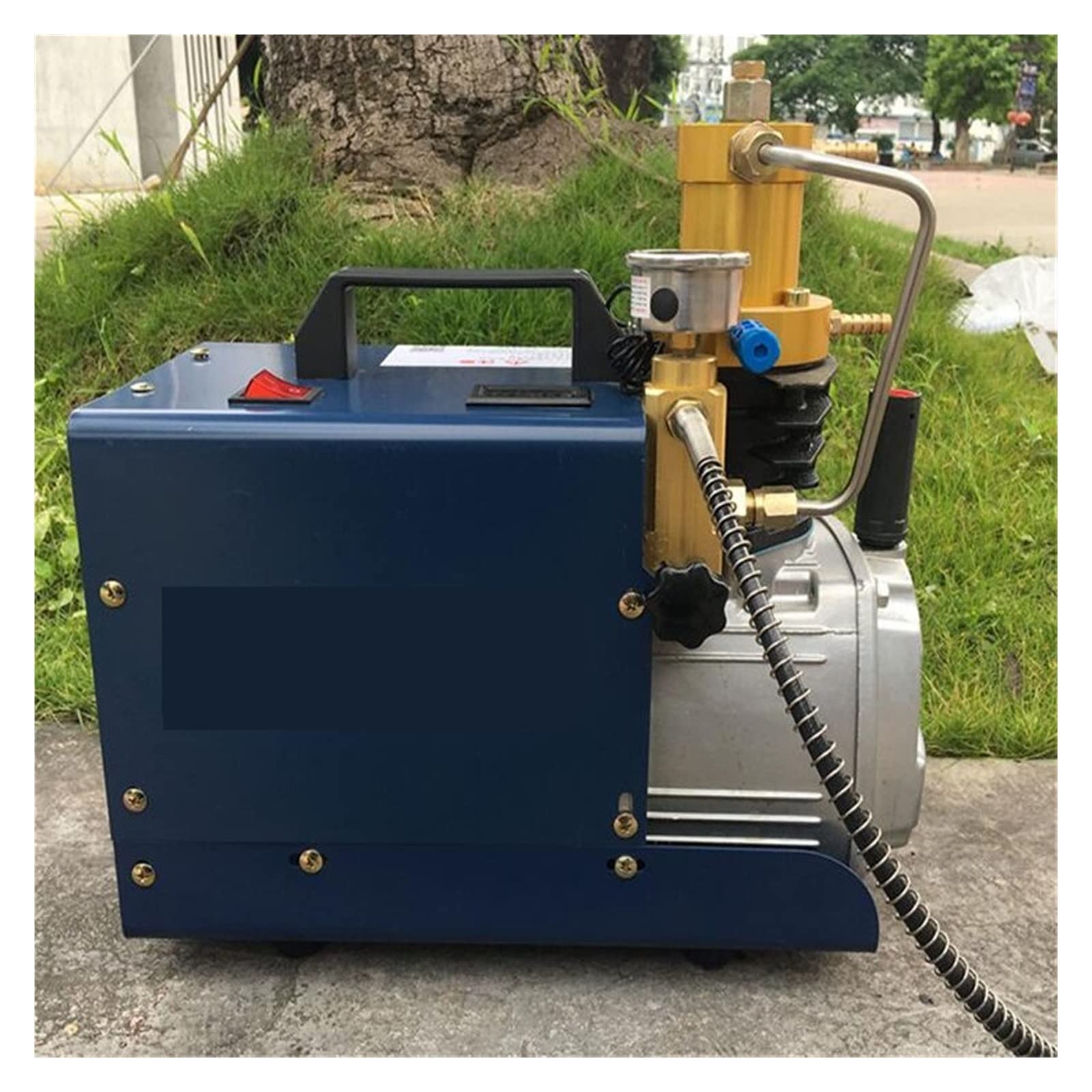 1.8KW 40 Mpa elektryczna sprężarka powietrza wysokociśnieniowa pompa pneumatyczna wiatrówka PCP Inflator z wysokociśnieniowym zaworem bezpieczeństwa,Wysoka Precyzja