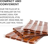 Vista 2 de Boulder Tools - Compact Tire Repair kit with Molle Storage Pouch. Heavy Duty Universal Tire Plug Kit, Easily Stores Inside Your UTV, ATV, Truck