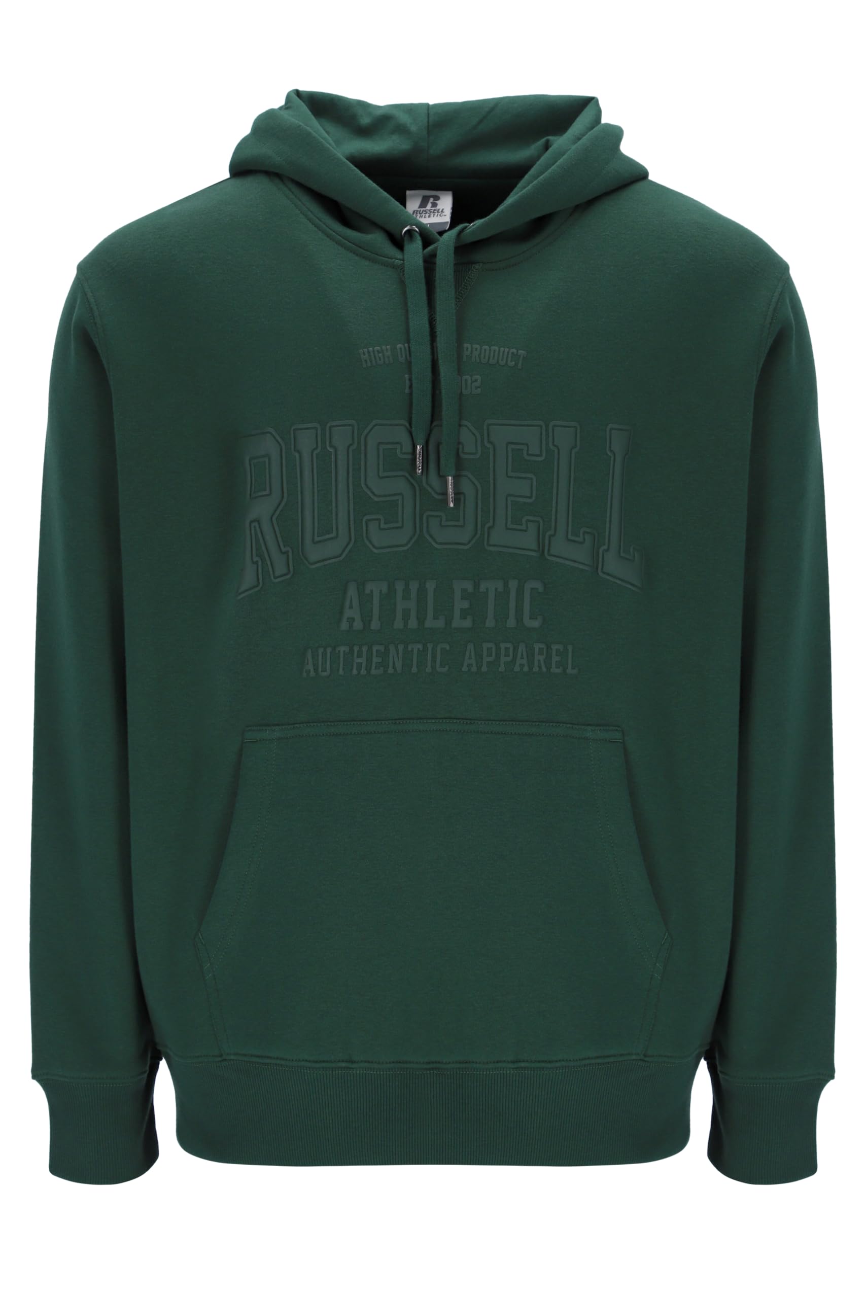 Russell Athletic Men's Pull Over Hoody Tunic, Dark Green, S EU, A30142