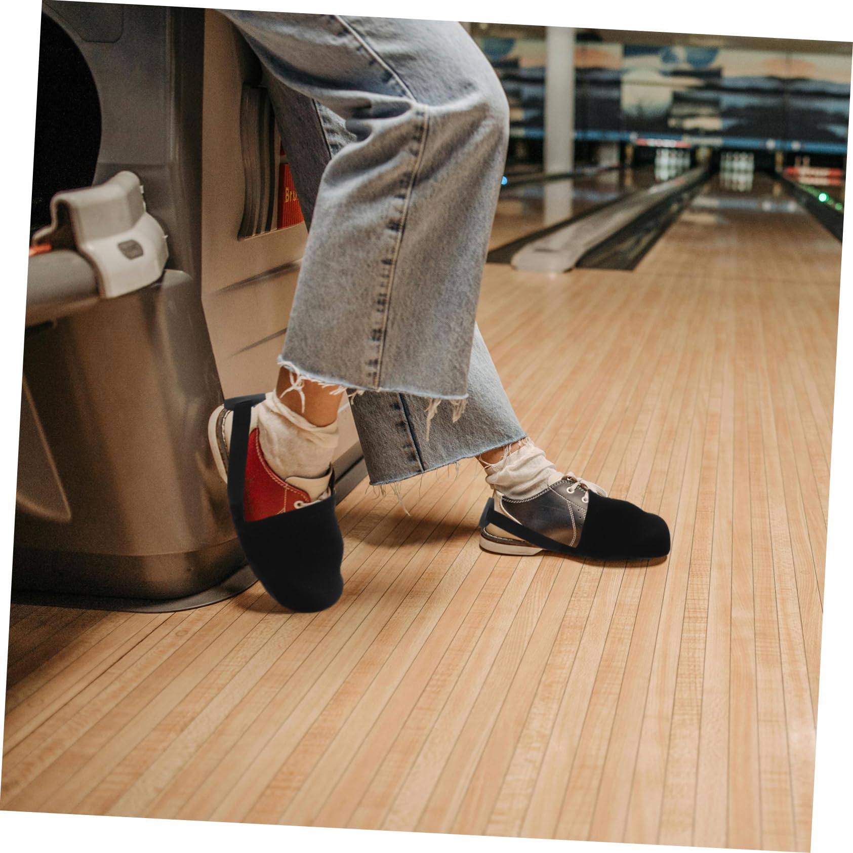 Toddmomy 1Pair Bowling Shoe Cover Bowling Shoe Slider for Adults Durable Lightweight Design Non Slip Protection for Bowling Use