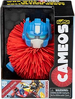 Koosh Cameos - Optimus Prime - Transformers - Tactile Fidget Ball Fan Gift Toy Collectible for Adults and for Kids, for Ages 8 Plus
