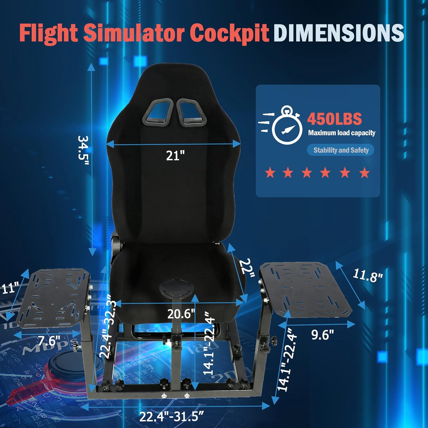 Gazzyt Flight Simulator Cockpit with compatible models