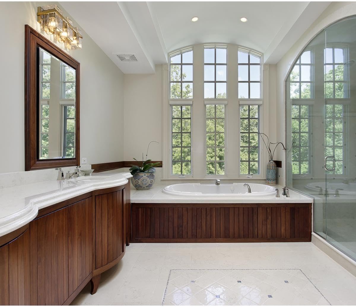 Z-Lite 1938-3V-MGLD Bennington Vanity, 3-Light 300 Total Watts, Modern Gold