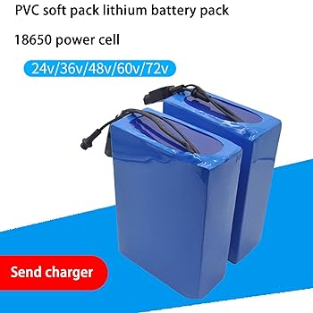 【美品】E-BIKE バッテリー 本体 青 Amazon | E-バイクリチウムバッテリーパック 12V 24V 36V 48V