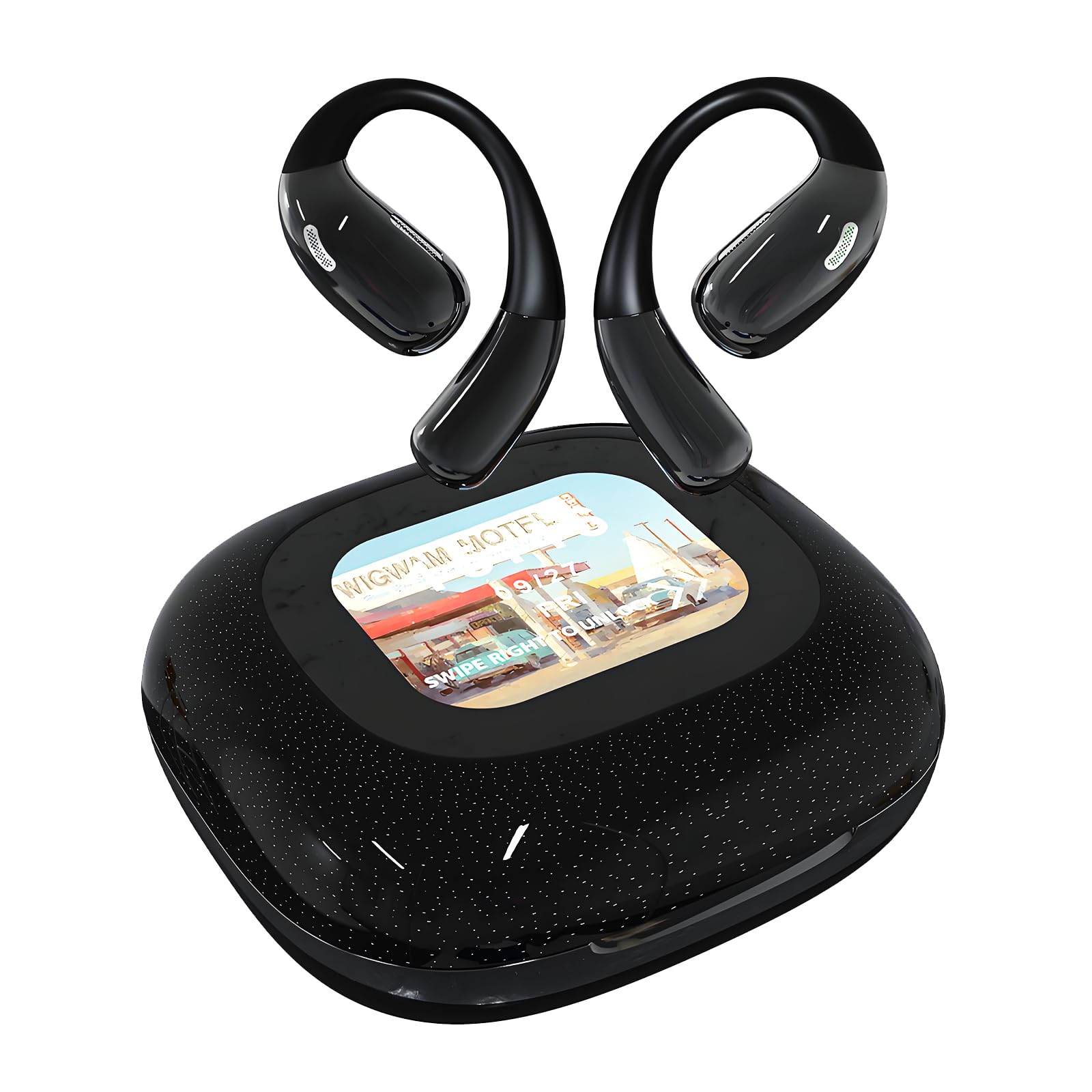 Real time AI Translation Wireless Earphones, Three in one Real-time Language Translation Earphones, Supporting 144 Languages Wireless Translation Earphones (Black)